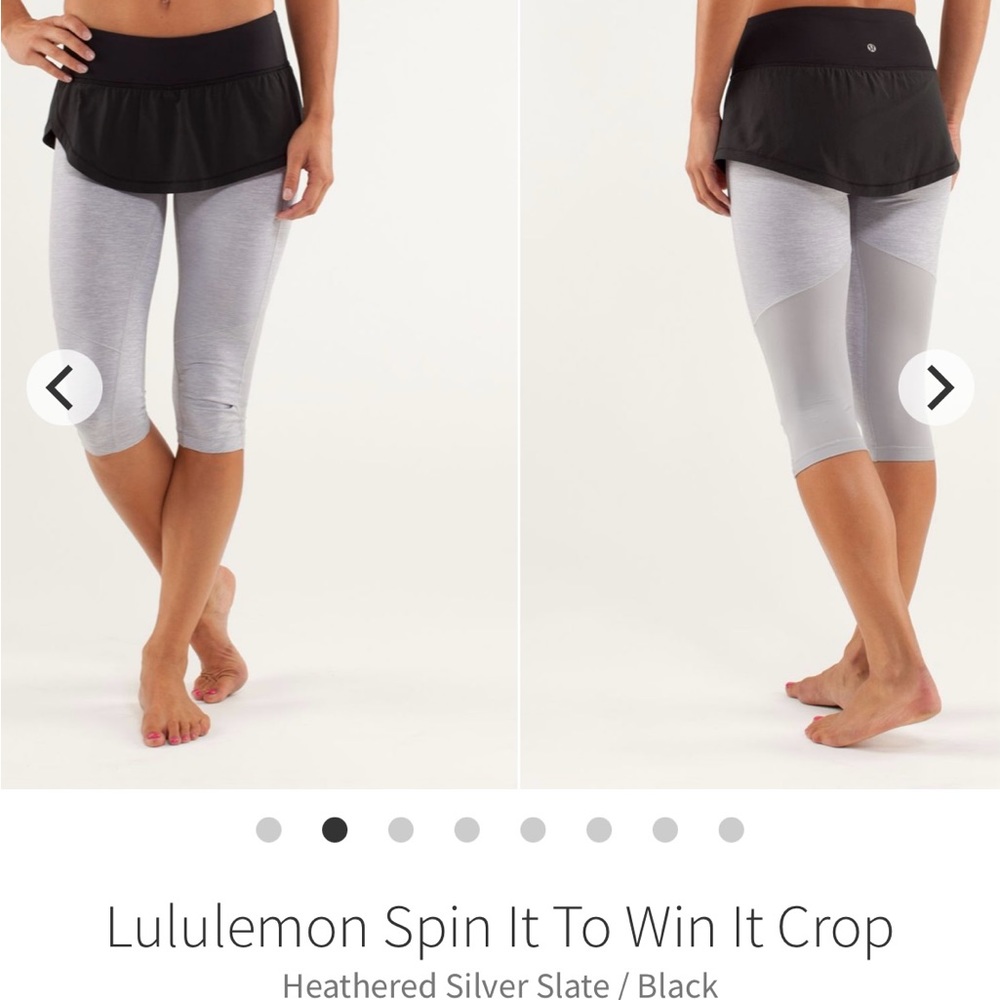 Lululemon spin to win crop leggings